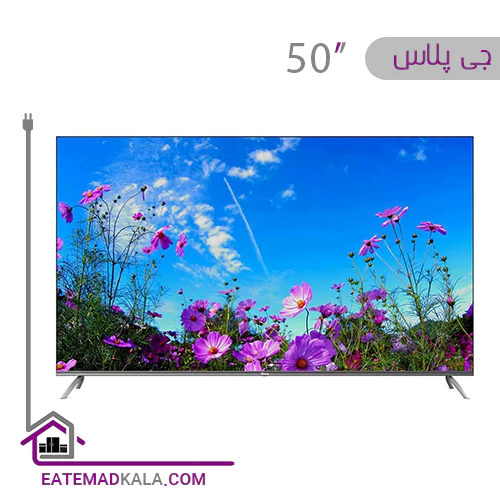 تلویزیون ال ای دی هوشمند جی پلاس مدل GTV-50RQ754N سایز 50 اینچ