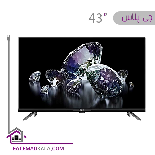 تلویزیون ال ای دی جی پلاس مدل GTV-43RH616N سایز 43 اینچ