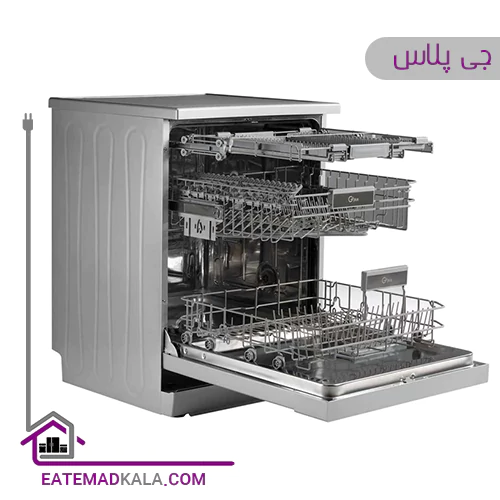 ماشین ظرفشویی جی پلاس 14نفره  مدل GDW-L463NS