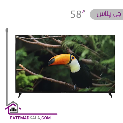 تلویزیون ال ای دی هوشمند جی پلاس مدل GTV-58RU734 سایز 58 اینچ