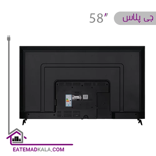 تلویزیون ال ای دی هوشمند جی پلاس مدل GTV-58RU734 سایز 58 اینچ