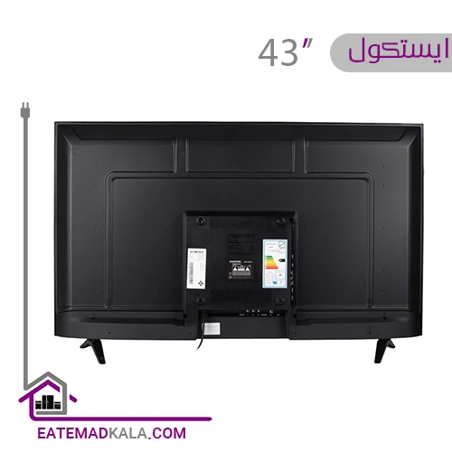 تلویزیون ال ای دی هوشمند ایستکول مدل TM-LED43FS01 سایز 43 اینچ
