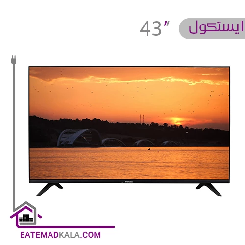 تلویزیون ال ای دی هوشمند ایستکول مدل TM-LED43FS01 سایز 43 اینچ