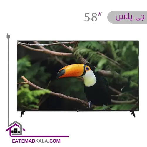 تلویزیون ال ای دی هوشمند جی پلاس مدل GTV-58RU736 سایز 58 اینچ