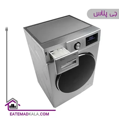 ماشین لباسشویی 9 کیلویی جی پلاس مدل GWM-K9341BS