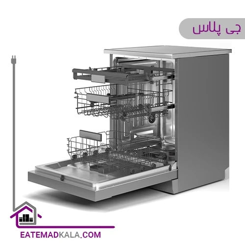 ماشین ظرفشویی 14 نفره جی پلاس مدل GDW-P5993NS