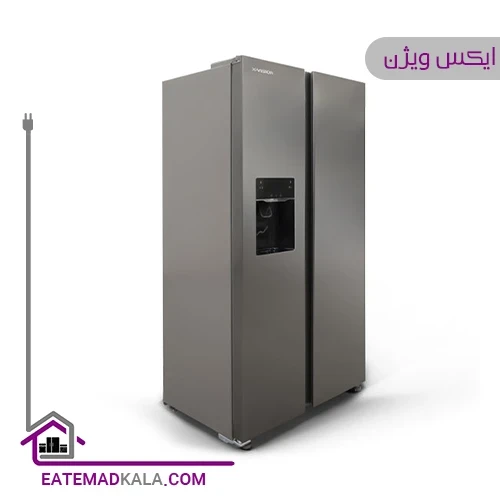 یخچال فریزر ساید بای ساید ایکس ویژن مدل HS550-ASD