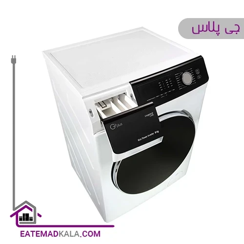 ماشین لباسشویی جی پلاس 9 کیلویی مدل GWM-K9540