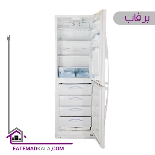 یخچال فریزر پایین برفاب سفید مدل 4060 آبریز دار