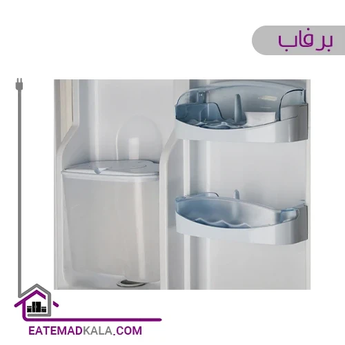 یخچال فریزر پایین برفاب سفید مدل 4060 آبریز دار