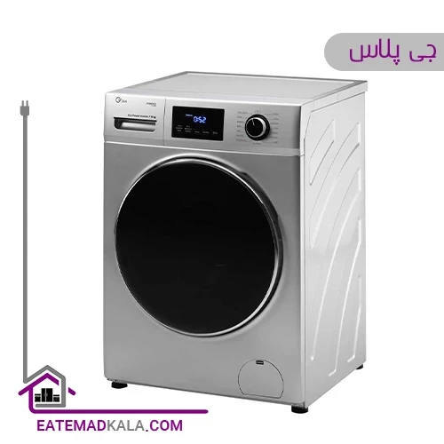 ماشین لباسشویی جی پلاس 8 کیلویی مدل GWM-K8340S