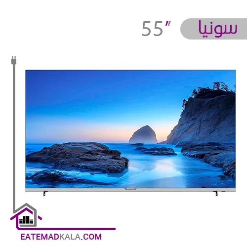 تلویزیون ال ای دی سونیا مدل S-55DU8775-UHD سایز 55 اینچ