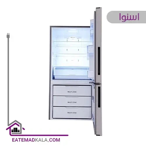 یخچال فریزر پایین هوشمند اسنوا 26 فوت مدل SBDi-L300 سری راشین