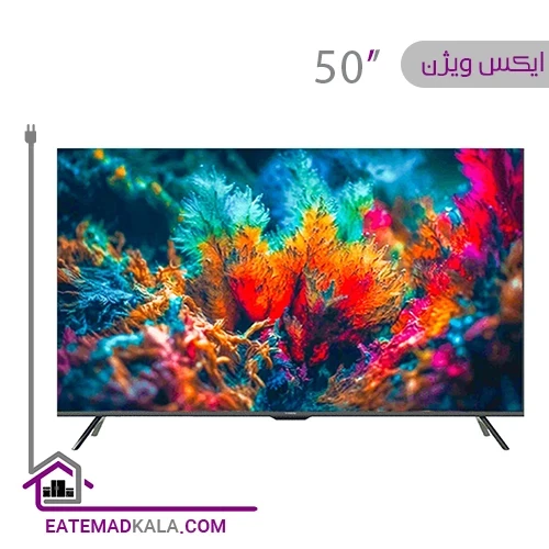 تلویزیون ال ای دی هوشمند ایکس ویژن مدل 50XYU785 سایز 50 اینچ