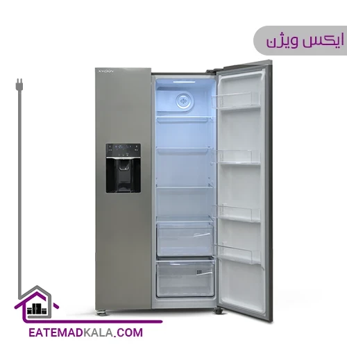 یخچال فریزر ساید بای ساید ایکس ویژن مدل HS600-Si