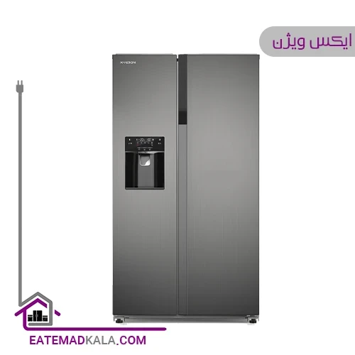 یخچال فریزر ساید بای ساید ایکس ویژن مدل HS600-Si