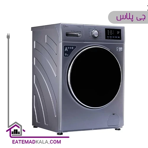 ماشین لباسشویی جی پلاس 8 کیلویی مدل GWM-M822