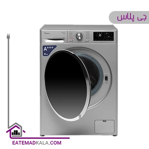 ماشین لباسشویی جی پلاس 8 کیلویی مدل GWM-M880