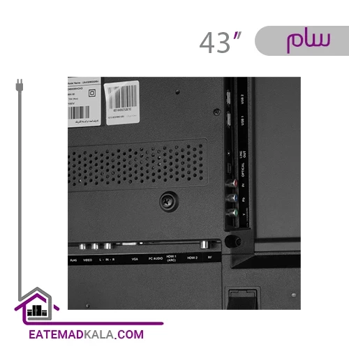 تلویزیون ال ای دی هوشمند سام مدل 43d6500 سایز 43 اینچ