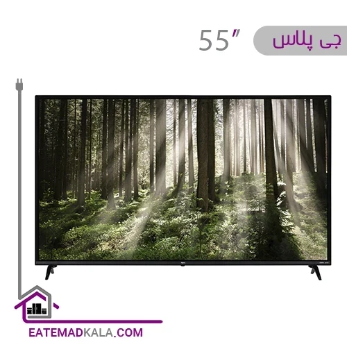 تلویزیون ال ای دی هوشمند جی پلاس مدل GTV-55SU728N سایز 55 اینچ