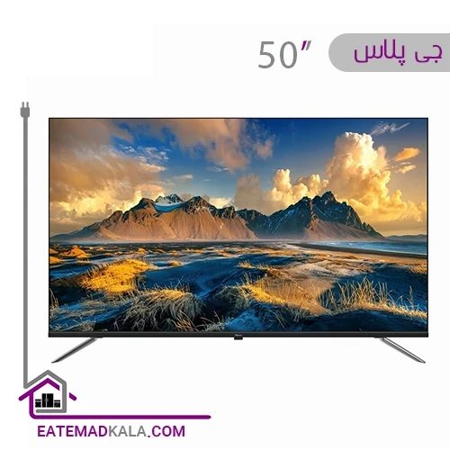 تلویزیون ال ای دی هوشمند جی پلاس مدل GTV-50RU768NY سایز 50 اینچ