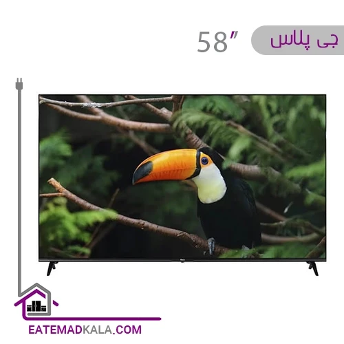 تلویزیون ال ای دی جی پلاس مدل GTV-58RU736N با سایز 58 اینچ
