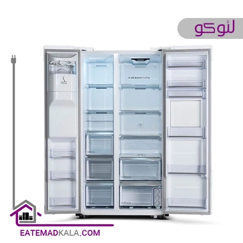 یخچال فريزر ساید بای ساید لئوکو مدل آیس مکس