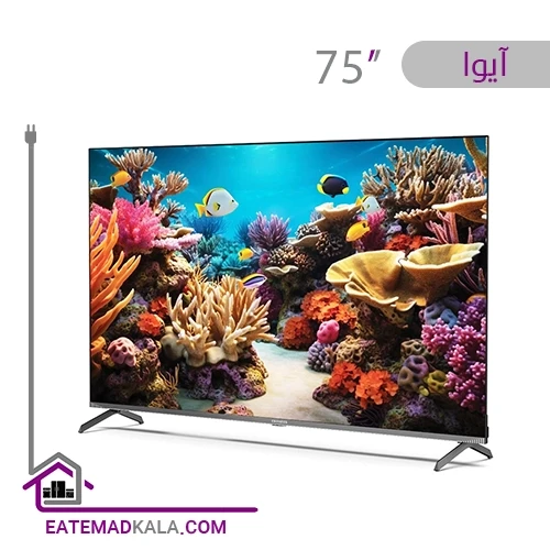 تلویزیون ال ای دی هوشمند آیوا مدل 75C4H سایز 75 اینچ