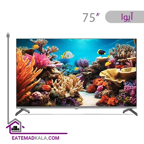 تلویزیون ال ای دی هوشمند آیوا مدل 75C4H سایز 75 اینچ