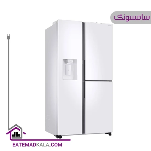 یخچال فریزر ساید بای ساید سامسونگ مدل RS80T5190SL/SG
