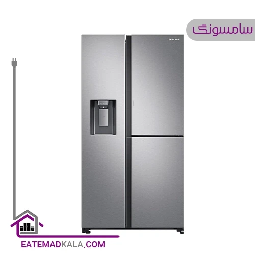 یخچال فریزر ساید بای ساید سامسونگ مدل RS80T5190SL/SG