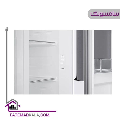 یخچال فریزر ساید بای ساید سامسونگ مدل RS80T5190SL/SG