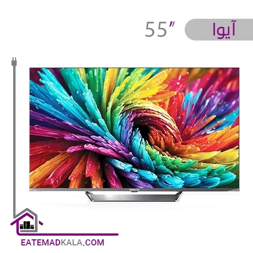 تلویزیون کیو ال ای دی هوشمند آیوا مدل 55x5d سایز 55 اینچ