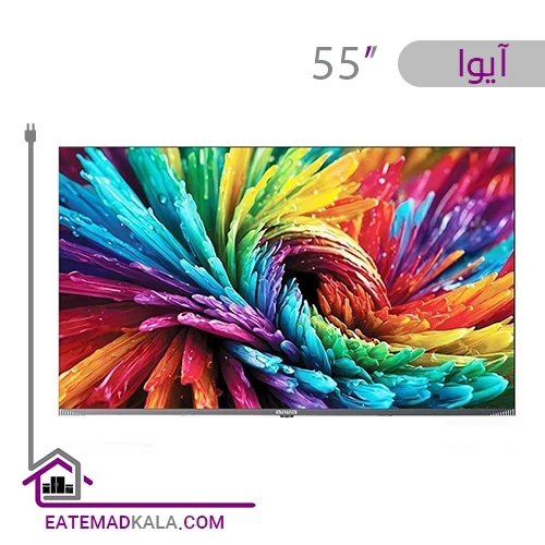 تلویزیون کیو ال ای دی هوشمند آیوا مدل 55x5d سایز 55 اینچ
