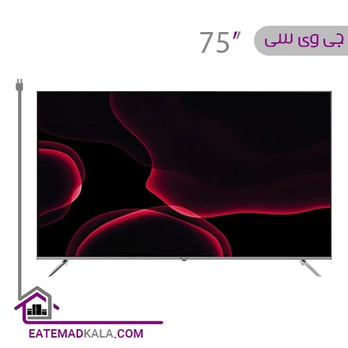 تلویزیون کیو ال ای دی هوشمند جی وی سی مدل QLT75N100 سایز 75 اینچ