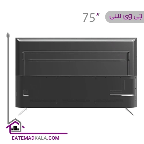تلویزیون کیو ال ای دی هوشمند جی وی سی مدل QLT75N100 سایز 75 اینچ