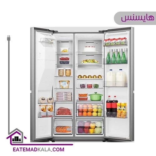 یخچال فریزر ساید بای ساید هایسنس مدل SBS-650
