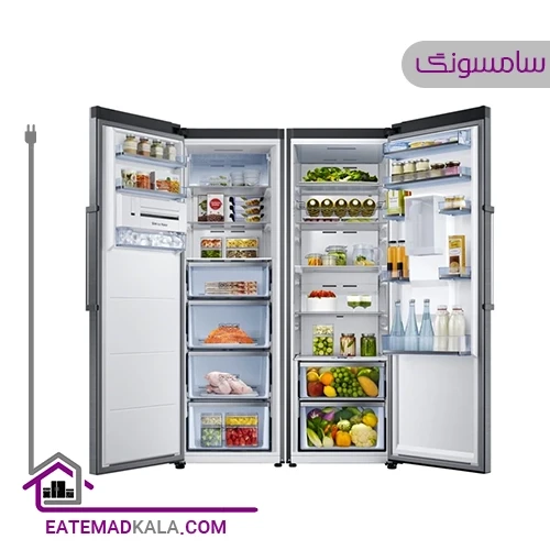 یخچال فریزر دوقلوی سامسونگ مدل RR39M73107F-RZ32M71207F