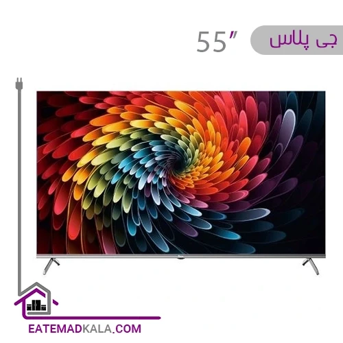 تلویزیون ال ای دی هوشمند جی پلاس مدل GTV-55SQ789NT سایز 55 اینچ