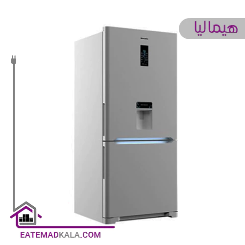 یخچال فریزر کمبی آبسرد کن دار هیمالیا مدل امگاپلاس-استیل