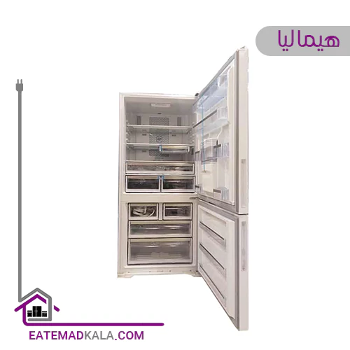 یخچال فریزر کمبی آبسرد کن دار هیمالیا مدل امگاپلاس-استیل