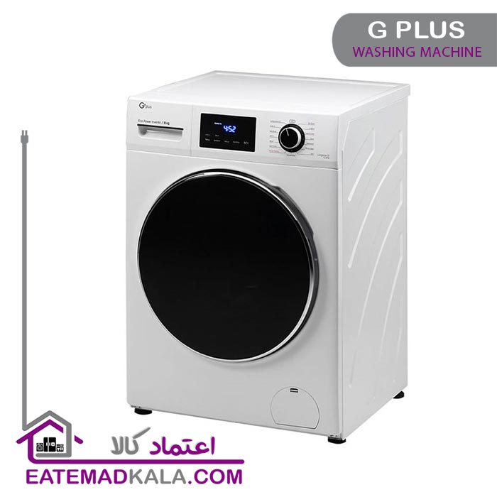 ماشین لباسشویی 8 کیلویی جی پلاس مدل GWM-K824W
