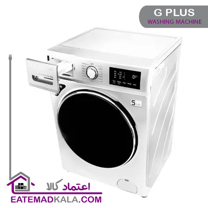 ماشین لباسشویی 8 کیلویی جی پلاس مدل GWM-K8820