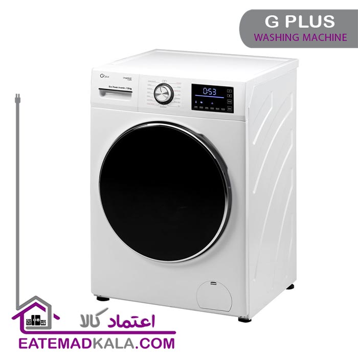 ماشین لباسشویی 9 کیلویی جی پلاس مدل GWM-K9341W