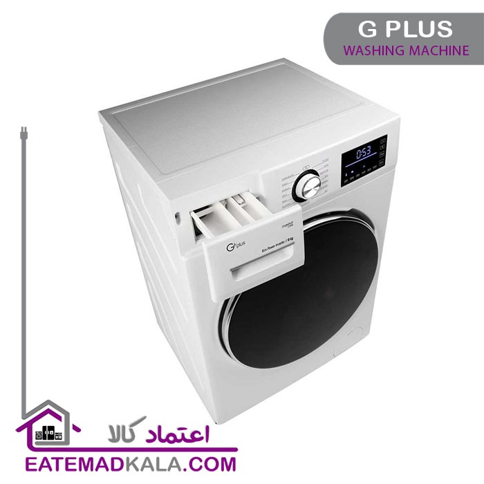 ماشین لباسشویی 9 کیلویی جی پلاس مدل GWM-K9341W