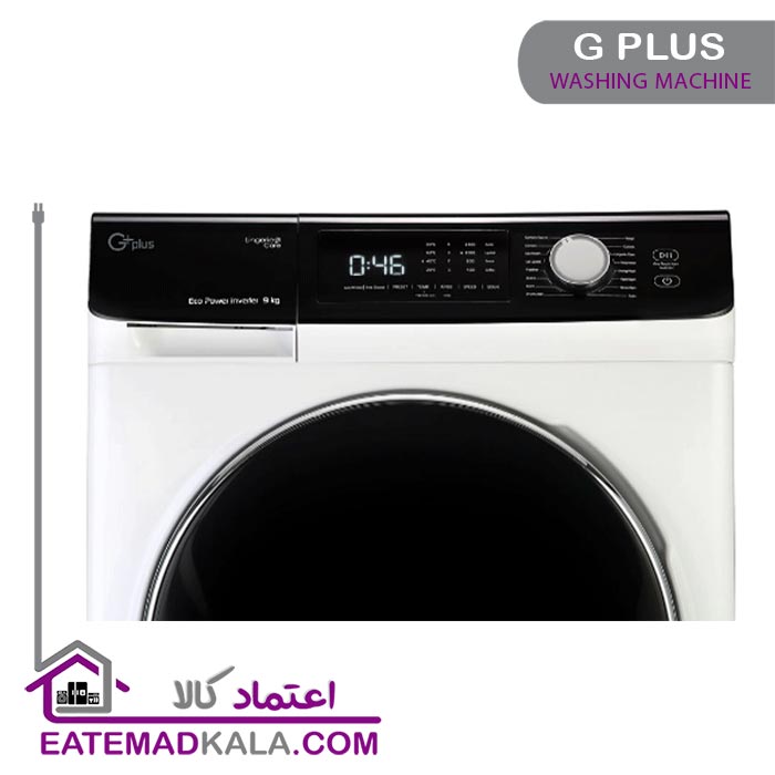ماشین لباسشویی 9 کیلویی جی پلاس مدل GWM-K946W