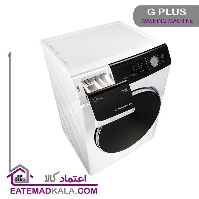 ماشین لباسشویی 9 کیلویی جی پلاس مدل GWM-K946W