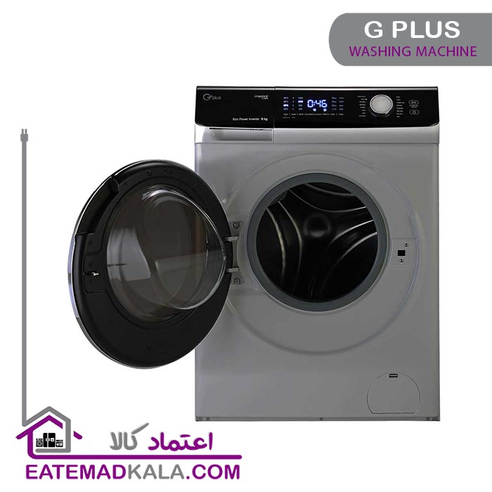 ماشین لباسشویی 9 کیلویی جی پلاس مدل GWM-947W/S
