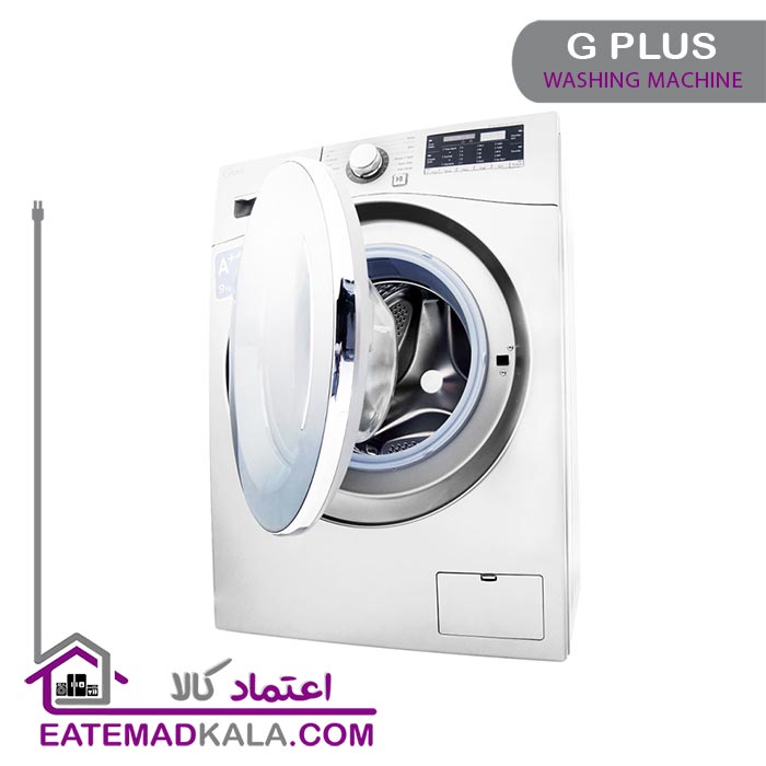 ماشین لباسشویی 9 کیلویی جی پلاس مدل GWM-L9645