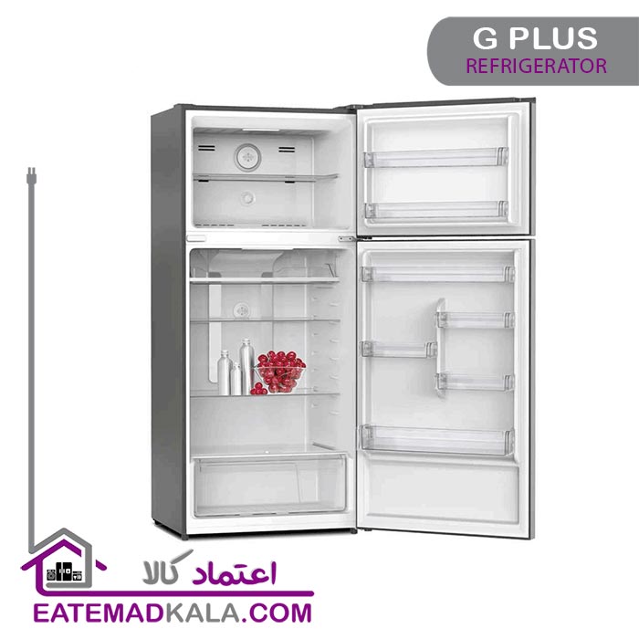 یخچال فریزر کمبی جی پلاس مدل GRF-K518S نقره ای